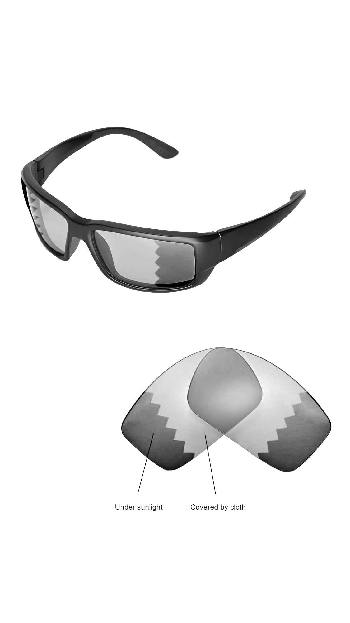Walleva Transition/Photochromic Polarized Replacement Lenses for Costa