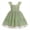 Sage Green, variant on IDOPIP Toddler Flower Girls Baby Sleeveless Tulle Tutu Dress Birthday Dresses Smocked Back Pageant Formal Princess Ball Gown Party Wedding Guest Outfit Prom 3-4 Years Pink