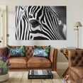 thumbnail image 3 of Zebra Head Zoom Canvas Art Poster And Wall Art Picture Print Modern Family Bedroom Decor Posters,Unframe-style,08x12inch(20x30cm), 3 of 8