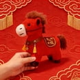 thumbnail image 6 of Year of the Horse 2026 Gifts, 15.8" Red Lucky Chinese New Year Horse Plush Doll, Year of the Horse Plush with “Instant Wealth” Embroidery, 6 of 9