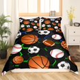 thumbnail image 3 of juego de cama Twin Size para Niños Dormitorio de los Niños,Hexágono Geometría Cama Funda Nórdica, 3 of 8