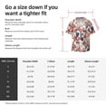 thumbnail image 7 of Xecao offers the Starfish Shell for Men's Casual Short-sleeved Shirt, a button-up collared shirt with a pocket, perfect for beach vacations and yacht travel in the 4X-Large size., 7 of 7