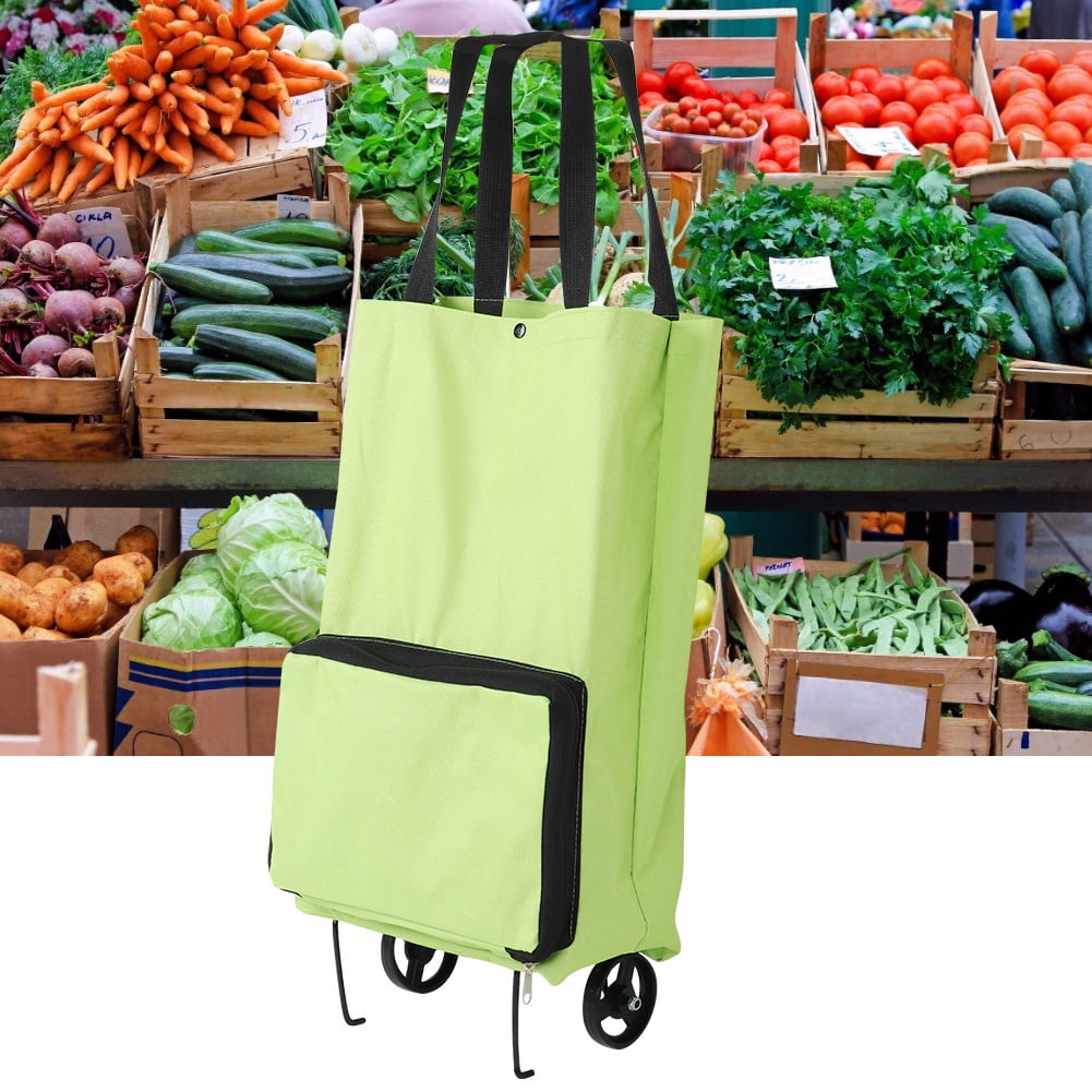 OTVIAP Portable Folding Collapsible Large Capacity Shopping Bag with