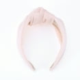 thumbnail image 4 of Unique Bargains 1 Pc Lace Tie Wide Headbands for Women Pink, 4 of 6