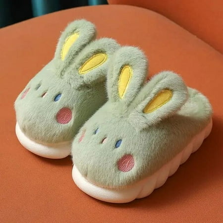 

hellokitty Sanrio Anime girls slippers Anti slip wear-resistant Stiff heel Plush Thickening Warmer middle age kids kawaii shoes