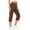 Khaki, variant on Capri Pants for Women High Waist with Pockets Capris Workout Yoga Pants Loose Solid Color Straight Leg Army Green L(L)