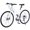 White, variant on POVANLI 700C Road Bike 7 Speed Hybrid bike Disc Brake For Men/Women City City Commuting Bicycle,Fits Riders 5'4" - 6'2",Comfort Saddle,Adults 14+ Years,Gift(White)