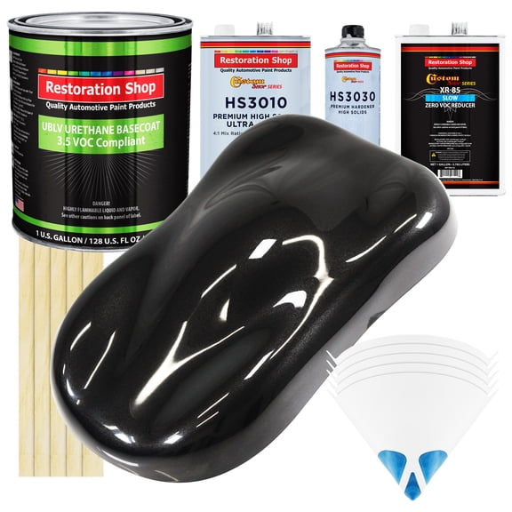 Black Diamond Firemist Low VOC SLOW PREM Gallon Kit URETHANE BASECOAT Clearcoat