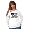 thumbnail image 3 of Check Those Humps Lumps Pink Camel Women Plus Size Crewneck Sweatshirt Brisco Brands 2X, 3 of 5
