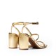 thumbnail image 4 of Sandalia DREAM PAIRS DWUMHS2529 Oro Tacón Bloque 8 cm, 4 of 7