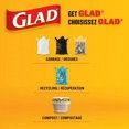 thumbnail image 3 of Glad Blue Recycling Bags - Tall 45 Litres - ForceFlex, Drawstring,, 50 Trash Bags, 3 of 4