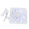 thumbnail image 1 of RGB CPU Fan, 120mm 3 Pin ARGB Case Fan PWM Control, 800 to 1800RPM Cooling Fan, PWM PC Fan for Computer Chassis & CPU Radiator, 1 of 7