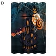 thumbnail image 3 of Shower Curtain Waterproof Quick Drying Decorative Fashionable Bathroom Bathing Curtain Halloween Decor Daily Use, 3 of 8