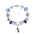 thumbnail image 4 of Disney-pulsera DIY de Mickey Castle para mujer, pulseras coloridas de Pandora, colgante de vestido de princesa esmaltado, accesorios de joyería, 4 of 5