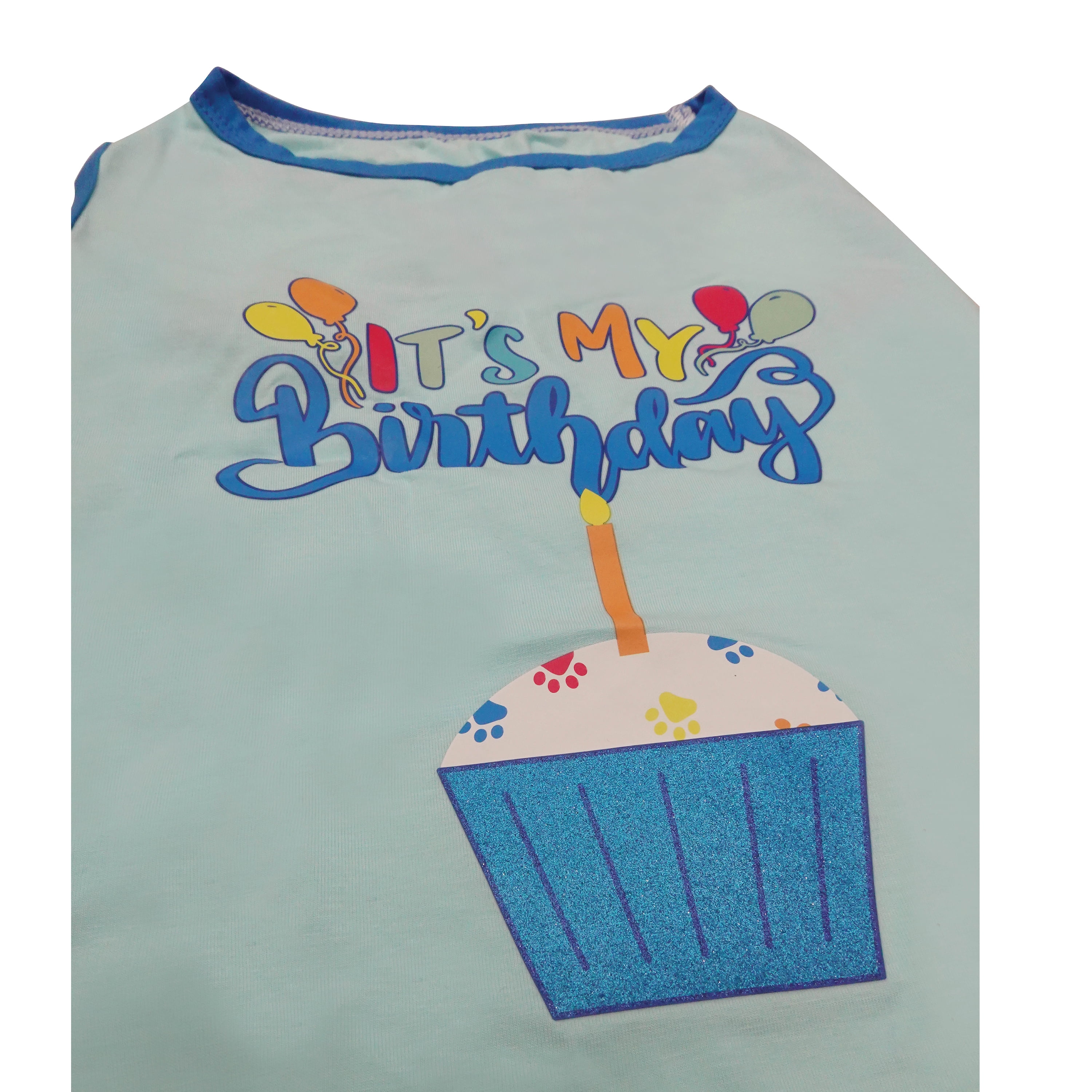 Best Furry Friends Birthday Party Set for Dogs or Cats (set of 4), Blue, X-Small