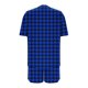 thumbnail image 4 of Pijama informal holgado con estampado de cuello redondo y manga corta para mujer, de poliéster, 4 of 5