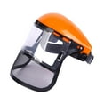thumbnail image 2 of Protector facial para motosierra, protectores cómodos de llevar, casco protector para motosierra Naranja, 2 of 8