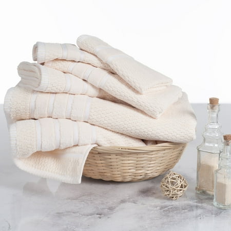 UPC 886511653139 product image for 6-Pc Rice Weave Towel Set in Ivory | upcitemdb.com