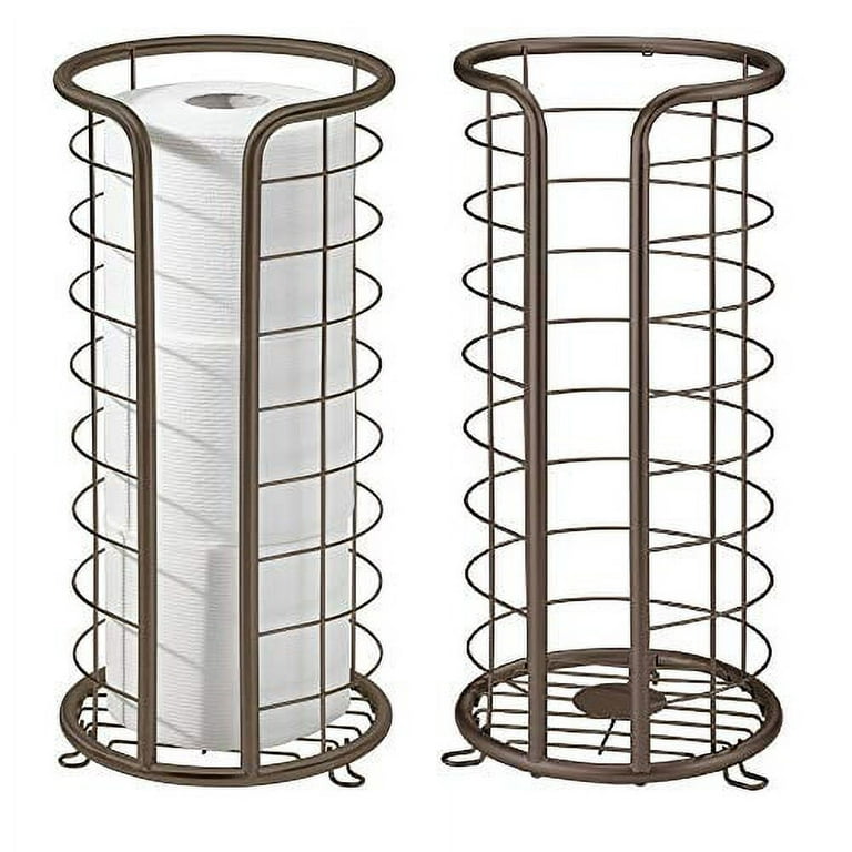 2 Pack Free Standing Toilet Paper Holder Stand, Toilet Tissue