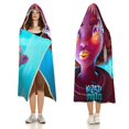 thumbnail image 3 of Kizazi Moto: Generación Fuego Manta Capa con Capucha Anti-Bolitas, Manta de Lana Ártica Suave, Manta Portátil de Felpa Ligera y Lujosa, Poncho para Siesta en Casa y Oficina, 100*130cm, 3 of 6