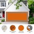 thumbnail image 2 of Orange Garage Door Cover Banner 7 x 8 FT, Black Modern Geometric Abstract Art Aesthetics Garage Door Curtains Backdrop with Grommets for Indoor Outdoor Wall Party Porch Yard Decorations Background, 2 of 9