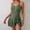 Army Green, variant on ZZwxWA Women One Piece Swimdress Swimsuits Side Tie Knot Ruched Swim Dress Mesh Patchwork Belly Control Skirt Bathing Suit