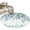 Blue, variant on Pink Eucalyptus Leaves 2'x3' Washable Rug, Summer Botanical Watercolor Non-Slip Soft Doormat Area Rugs for Entrance Bathroom Bedsides, Carpet for Kitchen Bedroom, Entryway Floor Mat