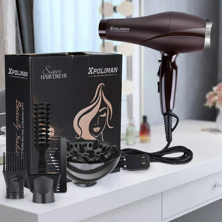 Flintronic Hair Dryer with Diffuser & Concentrator 2000W Powerful