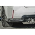 thumbnail image 6 of Replacement For 2021-Present BMW G80 M3 Models | M-Performance Style Carbon Fiber Rear Bumper Lower Apron Lip Splitter Winglet Pair, 6 of 11