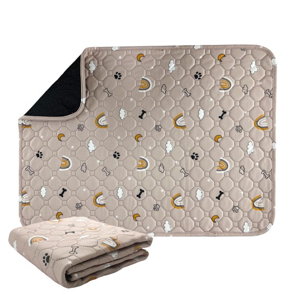 BLIWINPT Washable Potty Pads for Dogs Absorbent and Leakproof Large Reusable Pee Pads for Dogs Non Slip Waterproof Dog Pad (L, 28” - 39”)