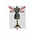 thumbnail image 3 of Fab Funky 20x24 Black Modern Framed Museum Art Print Titled - Dragonfly Mannequin, 3 of 5