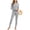 Gray, variant on Thermal Underwear Set for Women Fleece Lined Winter Clothes 2 Piece Round Neck Long Sleeve Top and Leggings Base Layer Sets(Dark Gray,Medium)