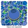 thumbnail image 2 of Paquete de pegatinas Blueberry Anime de vinilo impermeable, 50 unidades, 2 of 3