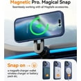 thumbnail image 5 of Entronix Heavy Duty Case For iPhone 16 Plus, Translucent Matte Back, Magnetic Sturdy Case, Navy, 5 of 5