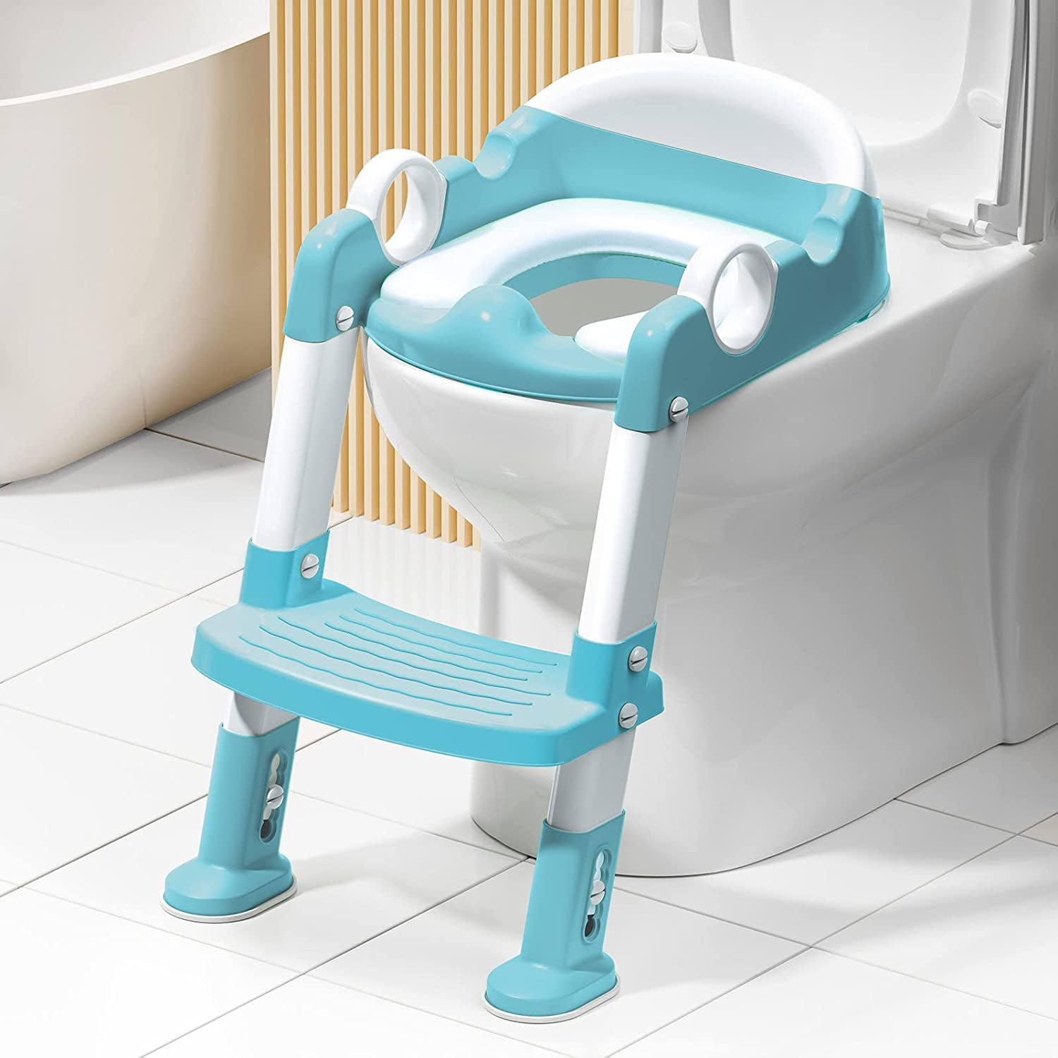Mangohood Potty Training Toilet Seat with Step Stool Ladder for Kids