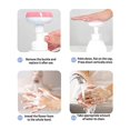 thumbnail image 3 of Dispensador de jabón líquido Yashi forma de flor 300 ml rosa y blanco, 3 of 5
