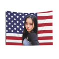 thumbnail image 1 of Tapestry Xg Girl Group Cocona, bandera americana, 90 x 60 cm, 1 of 1