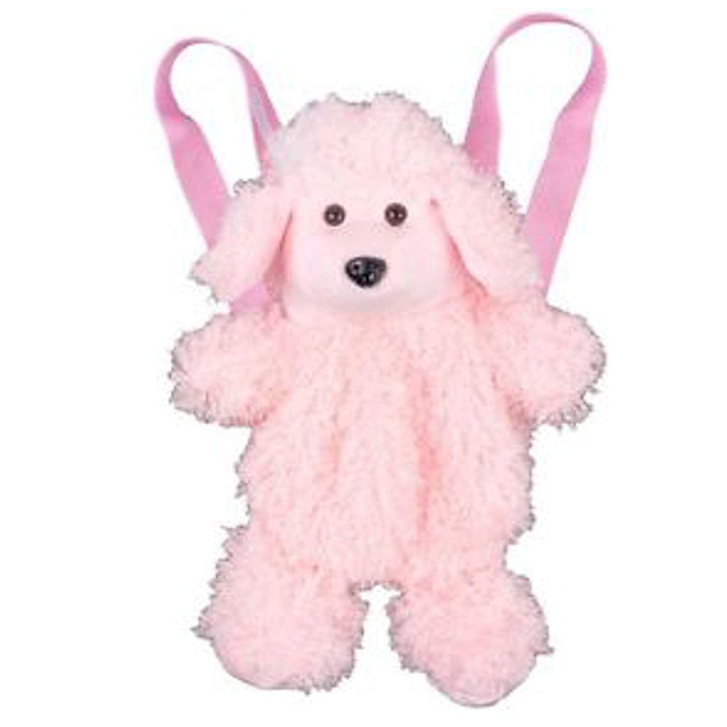 13" Poodle Backpack Girls Plush Children's Bag