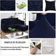 thumbnail image 4 of Fundas para sofá esquinero de 190-230c M, funda para canapé en forma de L, fundas elásticas grises/beige/azul con chaise lounge izquierda/derecha, protección para perros y gatos Rojo Verde Cocina, Decoración y Otros, 4 of 5