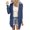 Dark Blue, variant on Lovskoo Long Cardigans for Women Trendy Solid Color Open Front Long Sleeve Casual Outerwear with Pocket and Button Cardigan Dark Blue