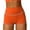 Orange, variant on BLVB Workout Shorts Womens High Waist Butt Lifting Tights Scrunch Yoga Gym Shorts Exercise Women's Short Pants