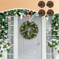 thumbnail image 4 of Suction Cup Wreath Hanger, Wooden Wall Hook for Glass Front Door/Window/Over Door/Outdoor, Christmas/Thanksgiving/Halloween/July 4th/Easter/Valentine/Fall/Summer/Spring ( 4-Pack), 4 of 7