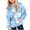 Blue, variant on Kids Girls Boys Hoodies Cloud Tie Dye Long Sleeve Pocket Pullover Shirt Fall Loose Fashion Casual Sweatshirt Tops