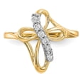 thumbnail image 4 of Bluebell Jewels 14k Yellow Gold Plated Cubic Zirconia Engagement Ring, 4 of 4