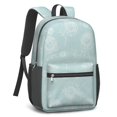 thumbnail image 2 of Pioneer Flower Floral Print Pattern 17" School Backpacks for Teens,Waterproof Oxford Fabric,S-Shape Padded Straps for School,Travel,Hiking,Camping, 2 of 5