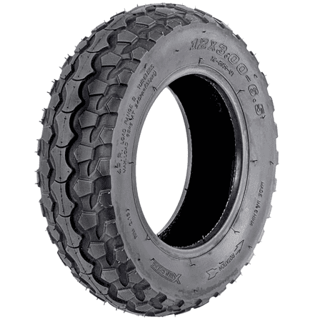 12x3.00-6.5 Tubeless Street Tire for Electric Scooter, Anti-Puncture Durable High Speed Road Grip Tire