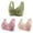 Army Green 12, variant on XuJwPNcy 3 Pack Snap Closure Bras for Women Push up Everyday Bras No Underwire Adjustable Strap Closing Bra
