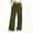 Green-a, variant on Wide Leg Jeans for Women High Waisted Drawstring Jeans with Pockets Elastic Waist Strechy Pull On Denim Pants