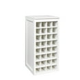 thumbnail image 7 of Gzxs Small Bar Cabinet for Home, Modular Liquor Cabinet with Storage Wine Compartment for 32 Bottles, Modern Buffet Cabinet for Living Room Dining Room Home Bar, White, 7 of 7