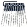 thumbnail image 6 of FTG USA Replacement Tapered Countersink Drill Bit Set 12 Pc Bit (#8) 11/64", 6 of 11